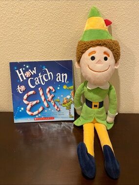 How to Catch an Elf Book and Plush Reading Buddy the Elf Christmas Bundle